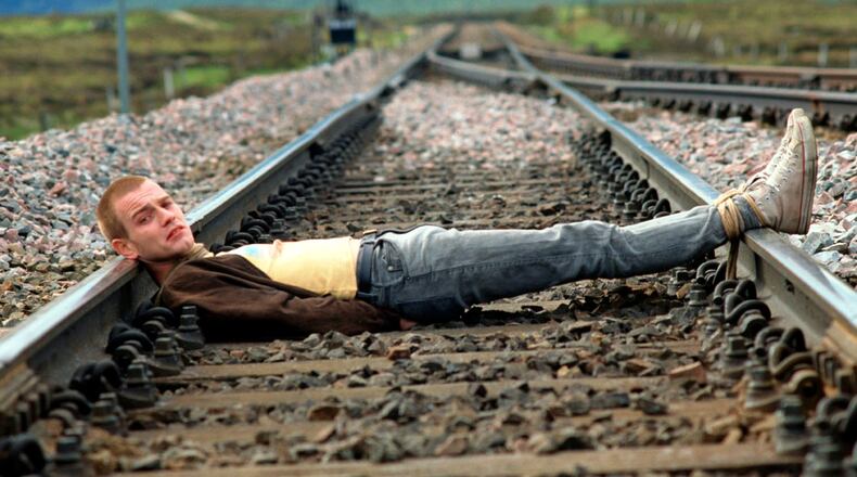 This image released by Sony Pictures Classics shows Ewan McGregor in a scene from "Trainspotting." (Liam Longman/Sony Pictures Classics via AP)