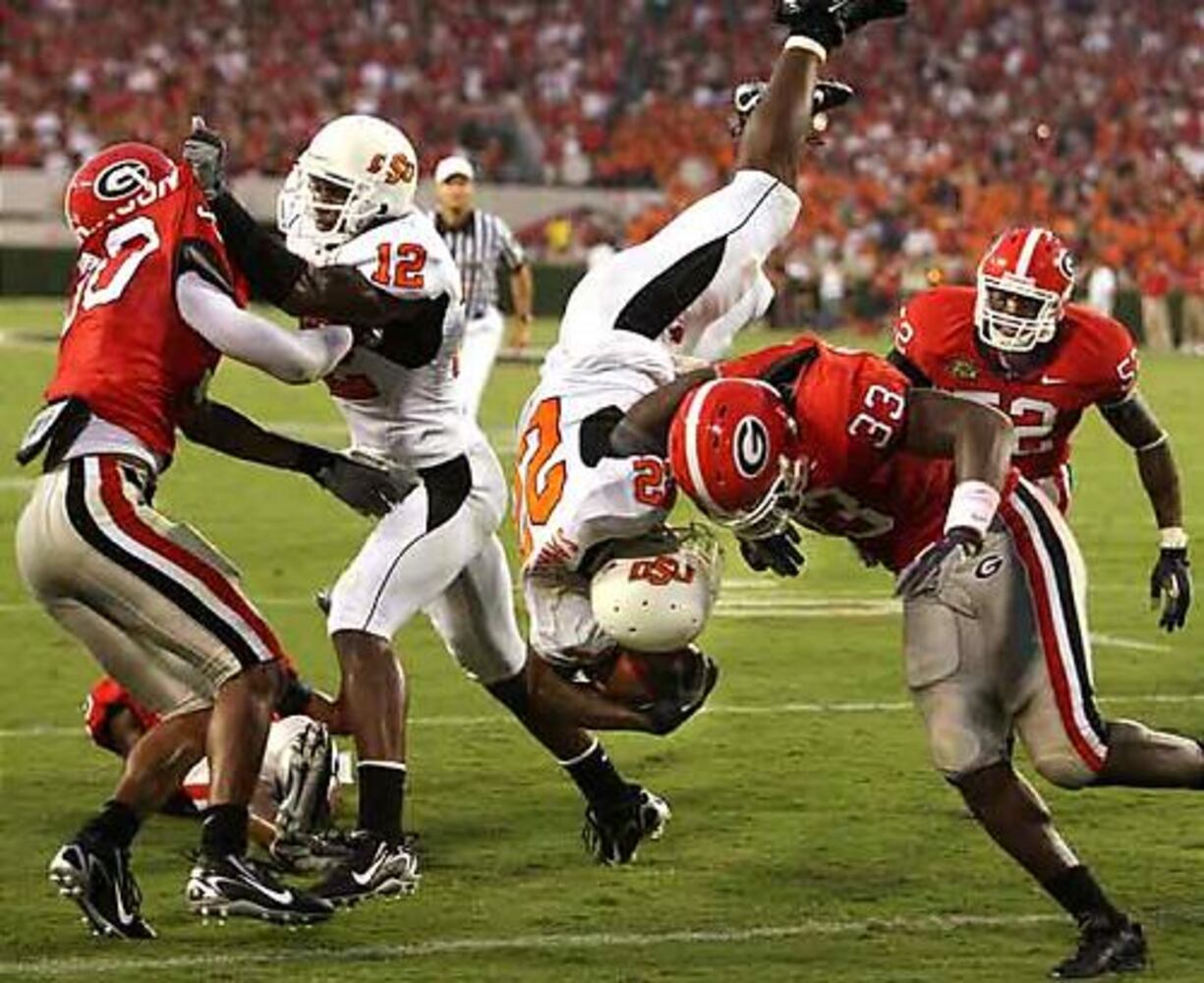 Georgia Bulldogs 35, Oklahoma St. 14 (2007)