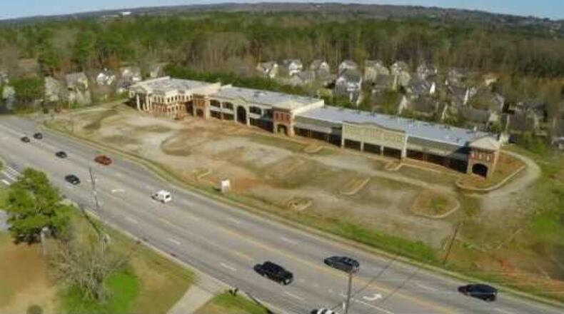 An abandoned shopping center on Powder Springs Road in South Cobb is set to become a church. (Courtesy of Cobb County Government)