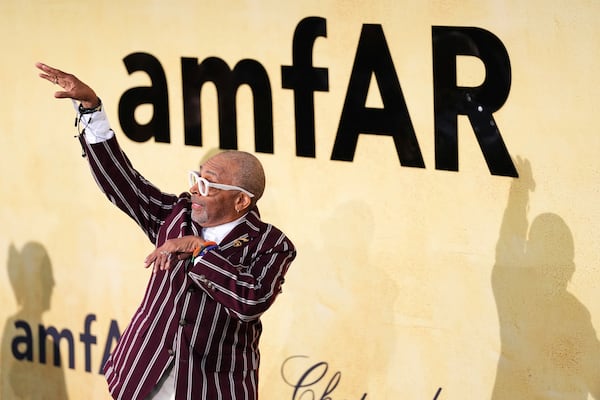 Spike Lee poses for photographers upon arrival at the amfAR Cinema Against AIDS benefit at the Hotel du Cap-Eden-Roc, during the 78th Cannes international film festival, Cap d'Antibes, southern France, Thursday, May 22, 2025. (Photo by Scott A Garfitt/Invision/AP)