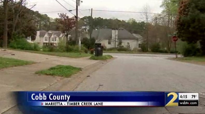 A car breakdown on Easter weekend turned into a robbery for a Cobb County woman.