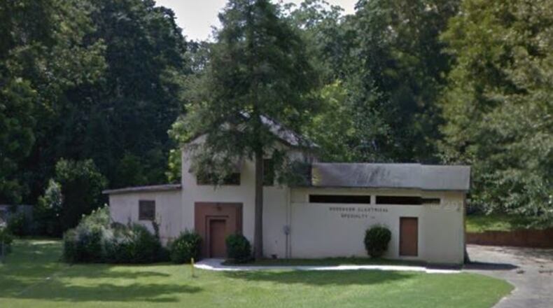 Norcross approves demolition of added structures to the Johnson Dean Waterworks building. Google Earth