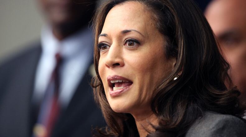U.S. Sen. Kamala Harris of California. AP Photo.