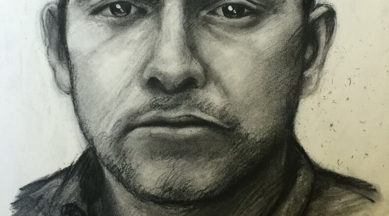 Brookhaven police released Tuesday this sketch of the suspect in a Friday rape near North Cliff Valley Way. (Credit: Brookhaven Police Department)