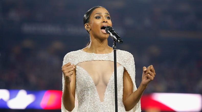 What was worse - the dress or the vocals? Photo: Getty Images.