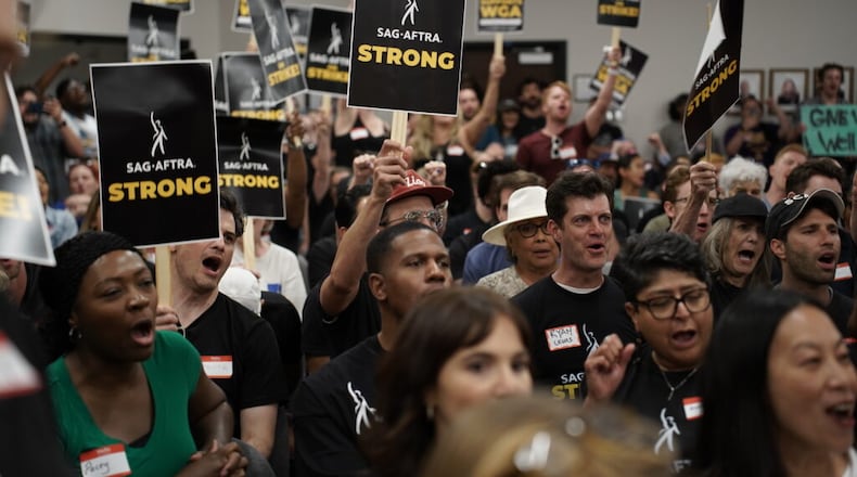 SAG-AFTRA members rally in Atlanta. Photo: Kurt Yue Photography