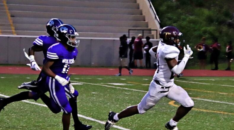 Tucker's Jordan McCoy ran for 271 yards and scored four touchdowns in the 45-14 win over Miller Grove.