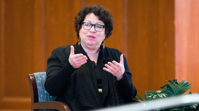Supreme Court Associate Justice Sonia Sotomayor, author of the children’s book “Just Ask!” will talk about her experiences growing up when she appears at the AJC Decatur Book Festival. (Photo: ALYSSA POINTER/ALYSSA.POINTER@AJC.COM)