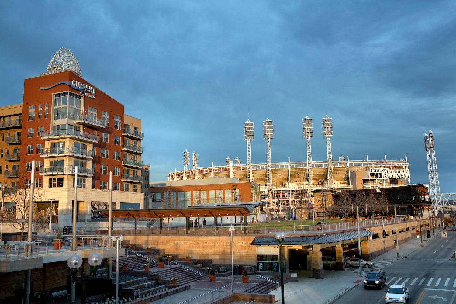 The Banks development in Cincinnati