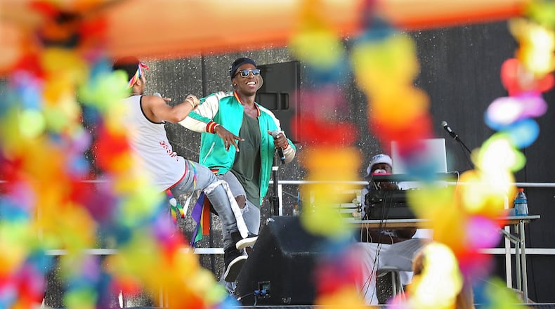 Atlanta Black Pride Weekend in 2016 included rappers. Photo: Curtis Compton / ccompton@ajc.com