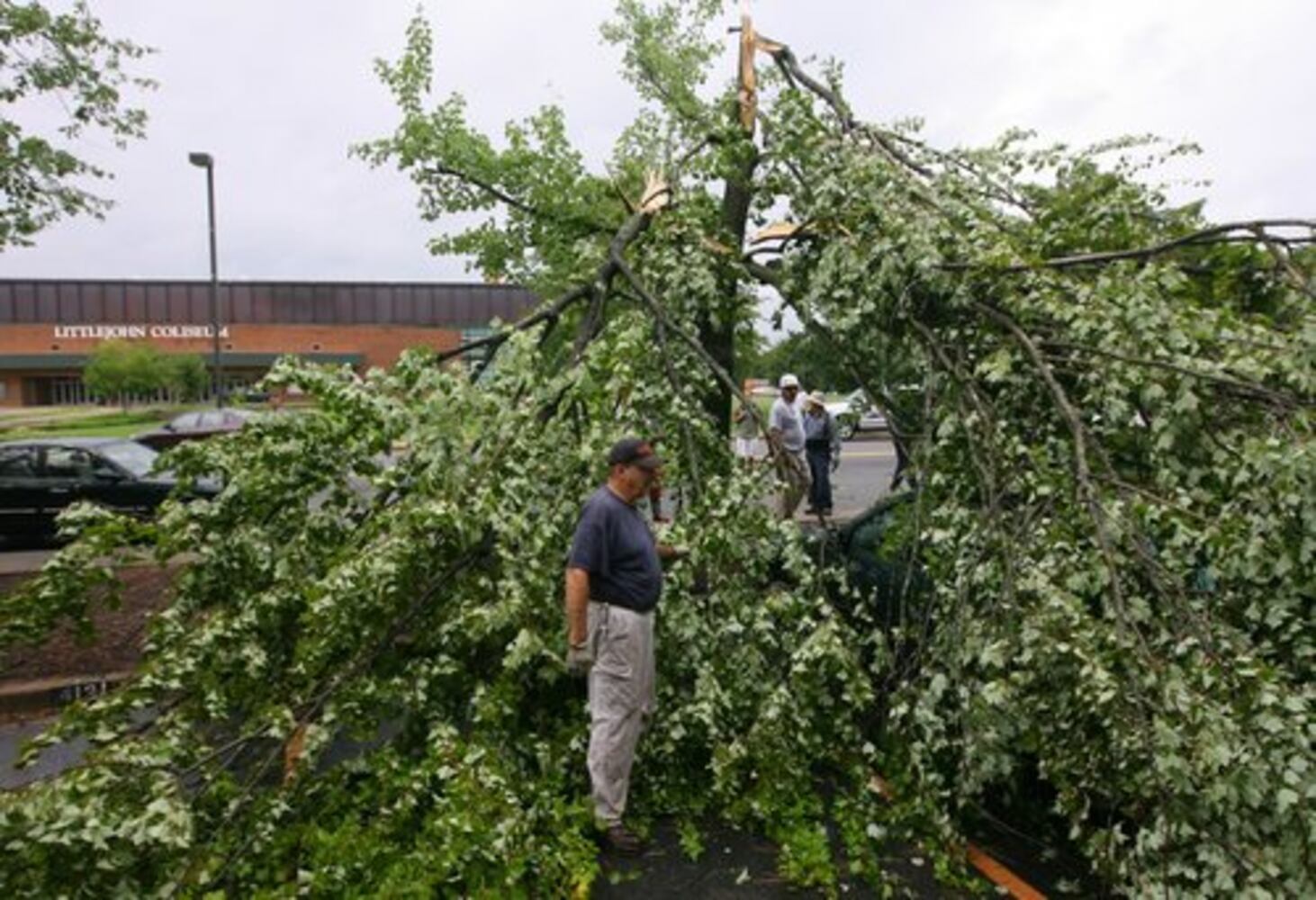 Storm hits Clemson University
