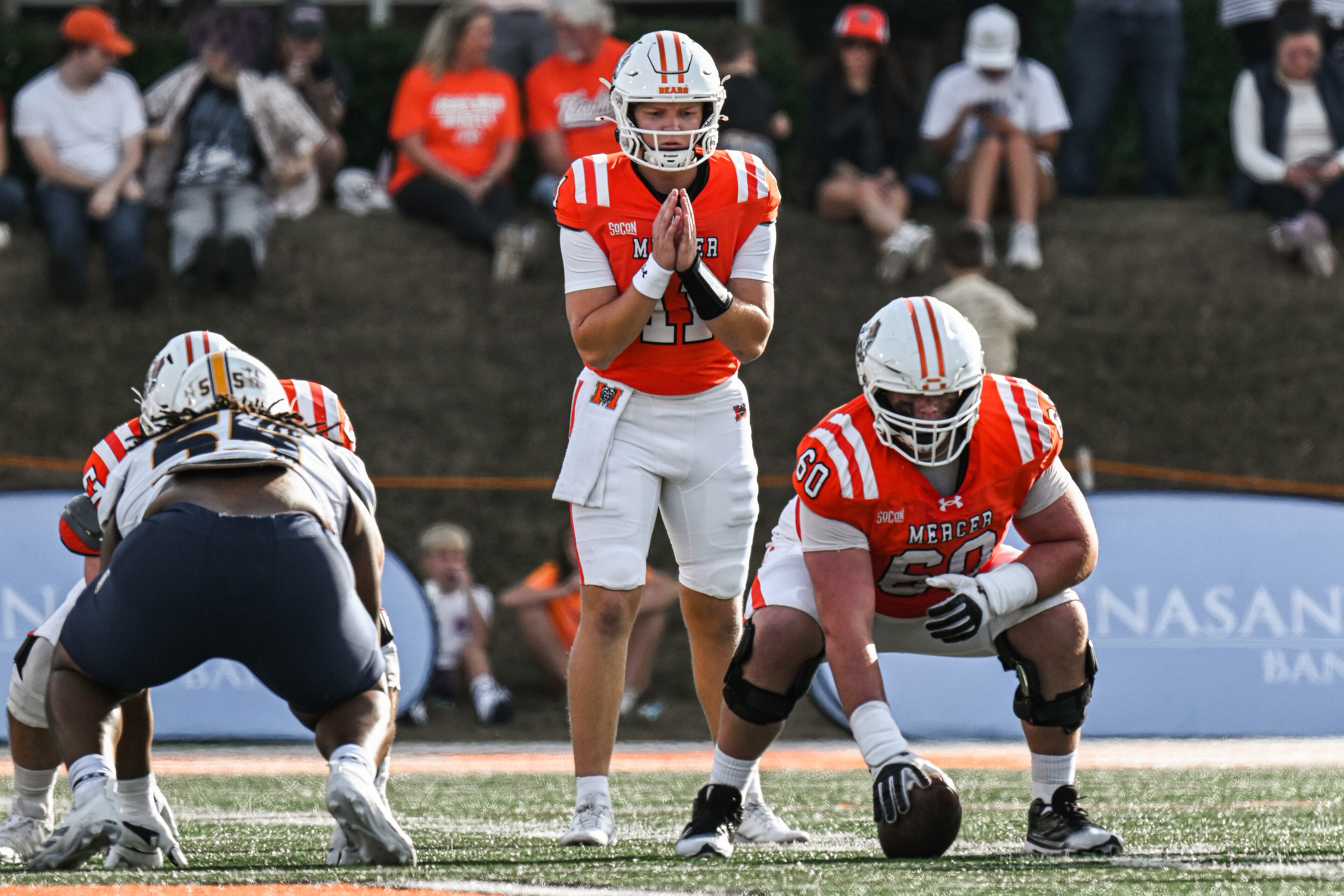 Quarterback Braden Atkinson of Mercer was the winner of the Jerry Rice Award for being the top freshman football player in FCS. (Courtesy of Mercer University Athletics)