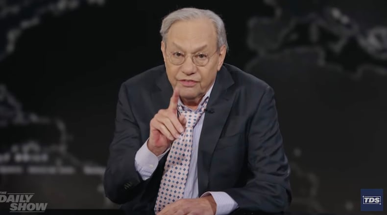 Lewis Black doing a recent rant on "The Daily Show." COMEDY CENTRAL