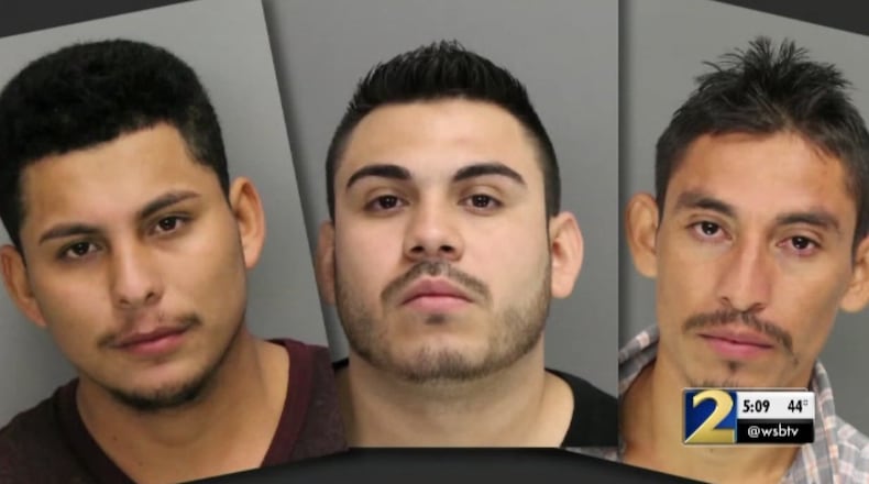 Lorenzo Pineda-Picaz (from left), Erik Tamayo, Leonel Tamayo