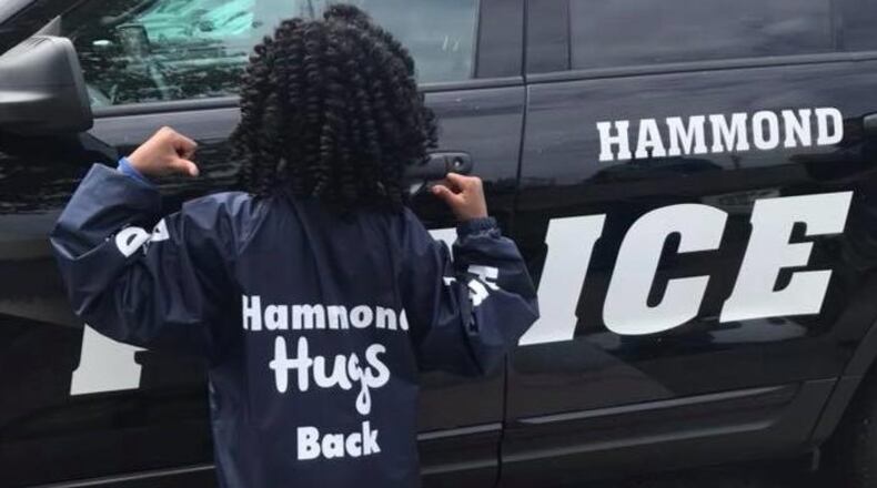 Members of the Hammond Police Department escorted a girl to Indianapolis for her chemotherapy treatment.