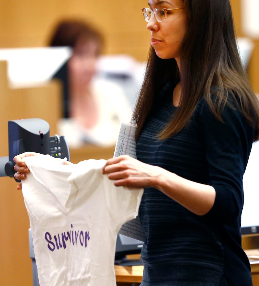 Expressions during her murder trial and sentencing