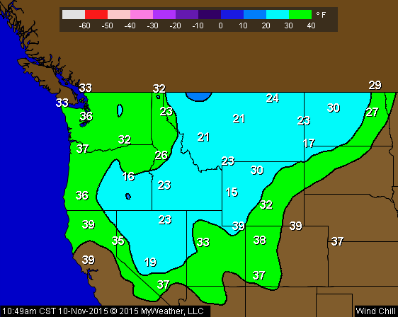Northwest Wind Chill