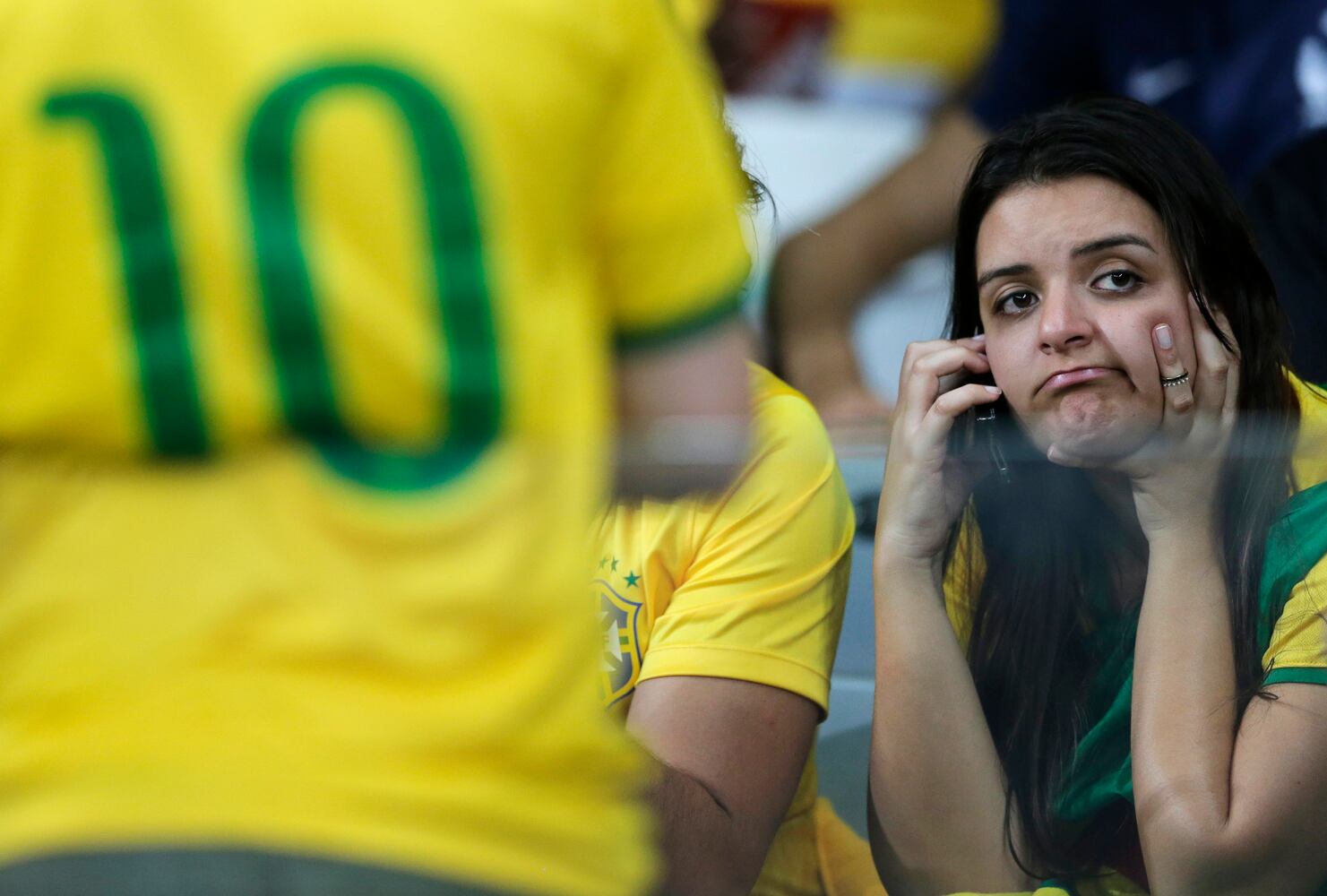 Tears flowed from the raw emotion during and after Brazil lost 7-1 to Germany in the World Cup.