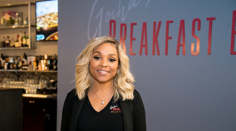Celebrity hairstylist Gocha Hawkins opened Gocha's Breakfast Bar off of Cascade Road in early 2019. Hawkins, who has worked with celebrities such as Nicki Minaj, Serena Williams, Beyonce, Keyshia Cole, Christina Milian and Kandi Burruss, was also a cast member on season four of the WE “L.A. Hair.”