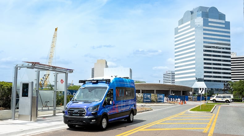 The Atlanta Beltline has plans for a $3 million pilot program to bring autonomous vehicles to the Westside Trail. Beltline officials have proposed a 12-month trial featuring four driverless shuttles from Beep. (Handout)