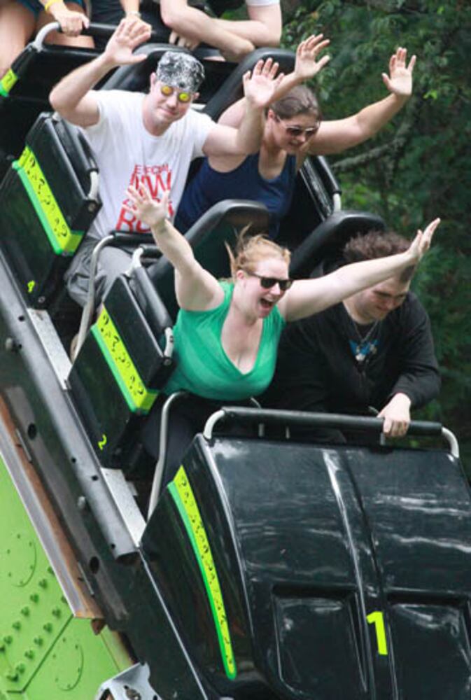 Six Flags Coasterthon on the Mind Bender