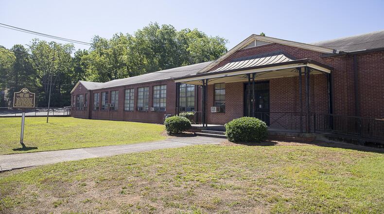 6/14/2019 — Marietta, Georgia — The exterior of the old Lemon Street Grammar School, located at 350 Lemon Street, in Marietta, Friday, June 14, 2019. The Marietta City School System has announced it will use the historically black school for classrooms. (Alyssa Pointer/alyssa.pointer@ajc.com)