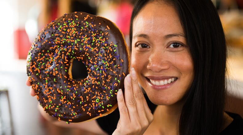 At Hans’ Bakery, the Texas Doughnut is the size of your head. (Mark Vancleave/Minneapolis Star Tribune/TNS)