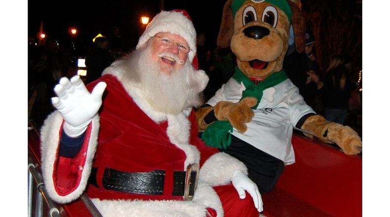 Bring the kids to see Santa at the Jolly Holly Day in Suwanee this Friday.
