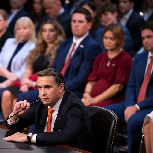 Acting Attorney General Todd Blanche appears before the Senate Judiciary Committee on Capitol Hill in Washington, Wednesday, July 15, 2026. (Mark Schiefelbein/AP)
