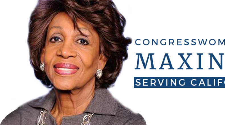 This is US Rep. Maxine Waters' official photo from her Congressional web site.