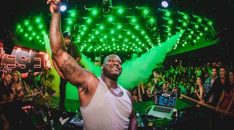 In addition to the musical performances, carnival acts and other revelry, Shaq, a longtime DJ, will spin some tracks as well. Photo: Courtesy of The Grand.