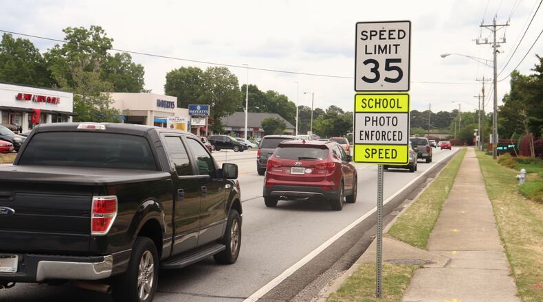 Snellville is required to identify a street list every three years to maintain their state permit to operate speed detection devices. (Tyler Wilkins / tyler.wilkins@ajc.com)