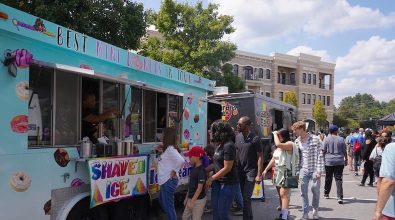 Suwanee is seeking a variety of food truck cuisine to offer the public at 2023 events. COURTESY CITY OF SUWANEE