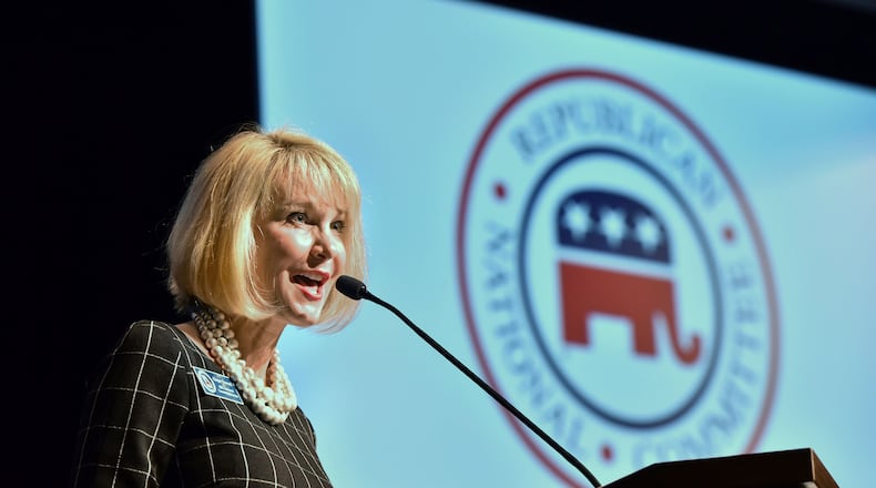 Ginger Howard lost to Amy Kremer for a Georgia seat on the Republican National Committee. (Hyosub Shin/The Atlanta Journal-Constitution)