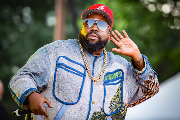Big Boi plays to his hometown crowd at Decatur WatchFest '26 on Thursday, June 11, 2026 at Decatur Square. (Ryan Fleisher for the AJC)