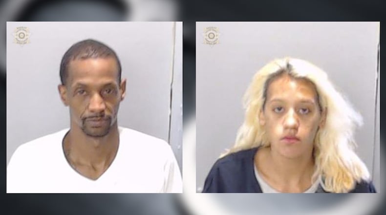 Robert Williams (left), 41, and Makaylee Nevils, 24, were arrested on one count each of second-degree cruelty to children and second-degree murder, Atlanta police said.