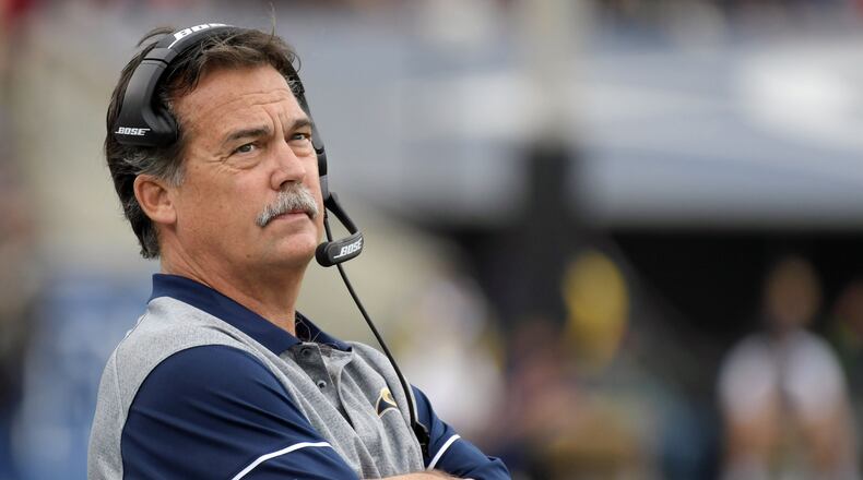 Jeff Fisher compiled a 31-45-1 record with the Rams.