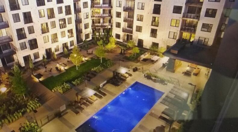 In April, the Marietta City Council may decide whether or not to approve two rezonings on 47 acres for mixed-use development, including 156 single-family units, 39 townhouses, 160 senior apartments and 176 multifamily apartments. (Courtesy of Marietta)