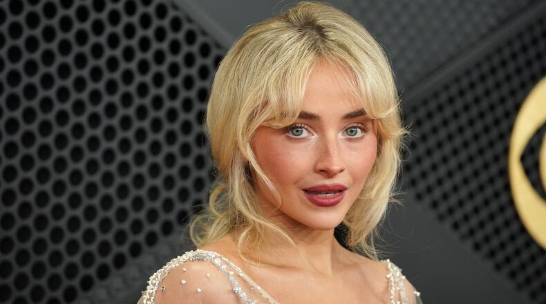 FILE - Sabrina Carpenter appears at the 68th annual Grammy Awards in Los Angeles on Feb. 1, 2026. (Photo by Jordan Strauss/Invision/AP, File)