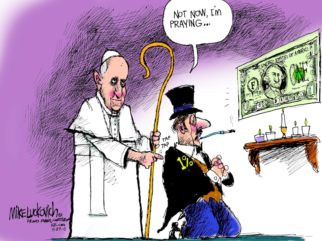 Luckovich: Pope Francis