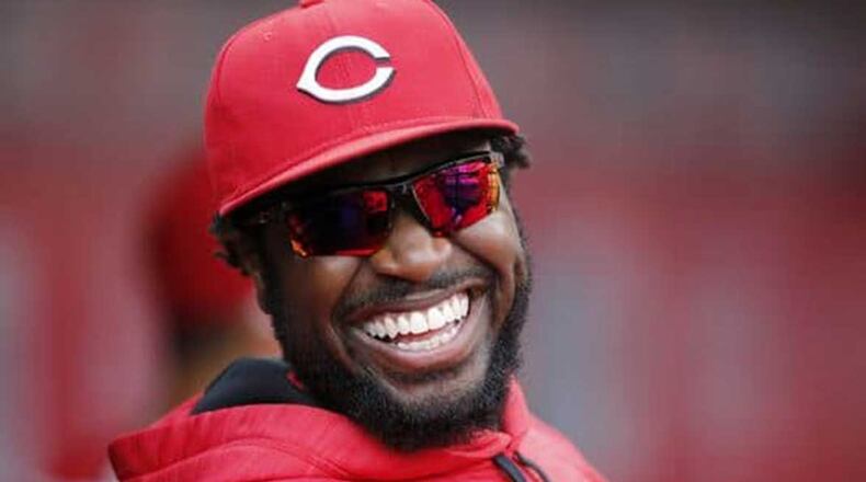Veteran second baseman Brandon Phillips has been acquired by the Braves in a trade for two minor-league pitchers.