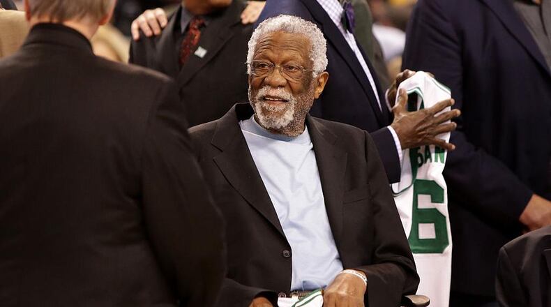 Hall of Famer Bill Russell led the Boston Celtics to 11 NBA titles.