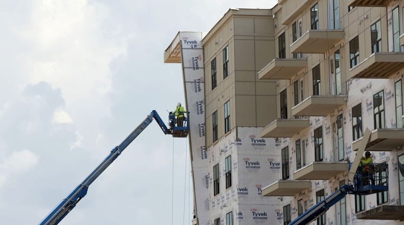 Multi-family housing rises in Sandy Springs. The city has adopted a new development code and zoning maps to implement its 10-year comprehensive plan update approved earlier this year. AJC FILE