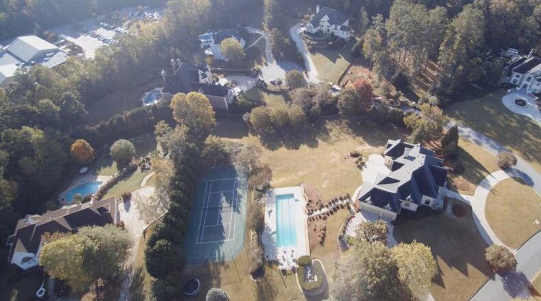 Drones can be used to help show off your home's location, highlighting your property and amenities such as a pool, tennis court or large, beautifully landscaped lot.