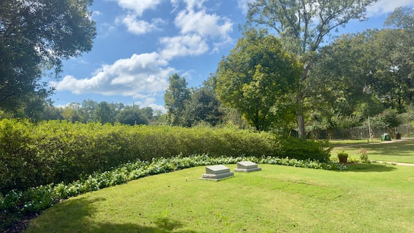 Visitors cannot visit the graves of President Jimmy Carter and first lady Rosalynn Carter in Plains due to the government shutdown.