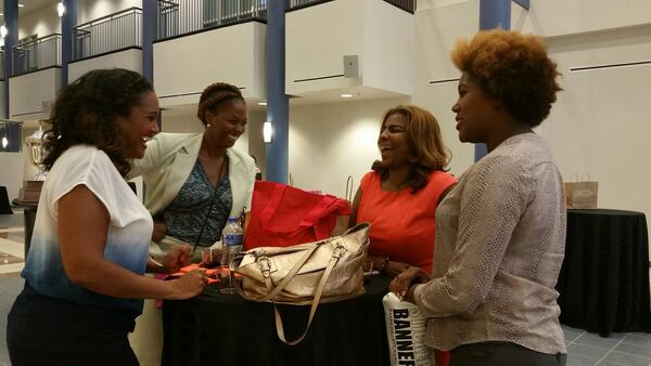 Dineo Brinson, Katina Stephanie Small and Quisa Foster. Photo: Angela Tuck
