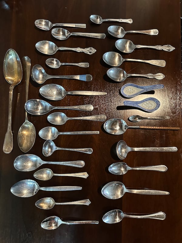 Stuart Rogers loves to consider how many hands have held the spoons in his collection. (Courtesy of Stuart Rogers)
