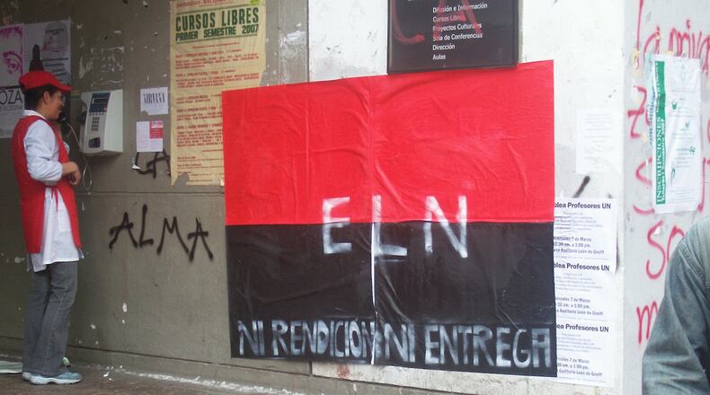 Colombian military officials suspect the National Liberation Army may have carried out a terrorist attack against an Air Force base Friday morning.