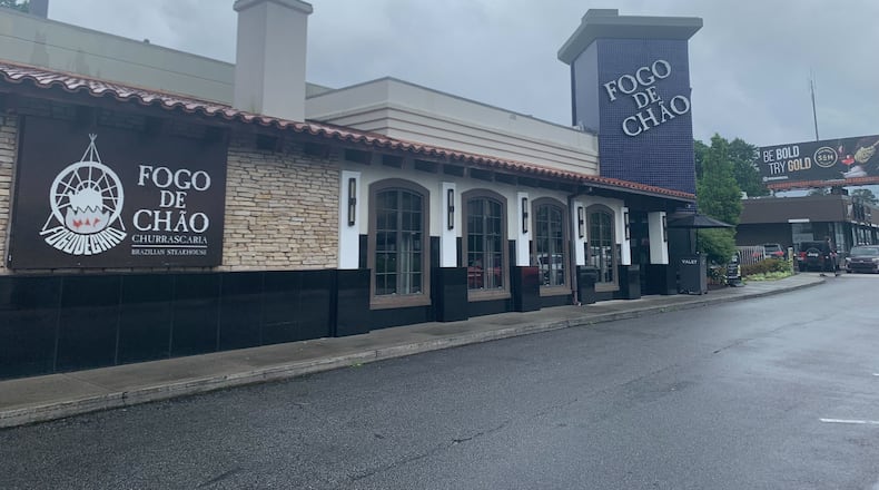 Fogo de Chao on Piedmont Road reopened on Saturday, a couple of days after a man was shot and killed by Atlanta police. A security guard was injured in the shooting. (Credit: Caroline Silva / caroline.silva@ajc.com)