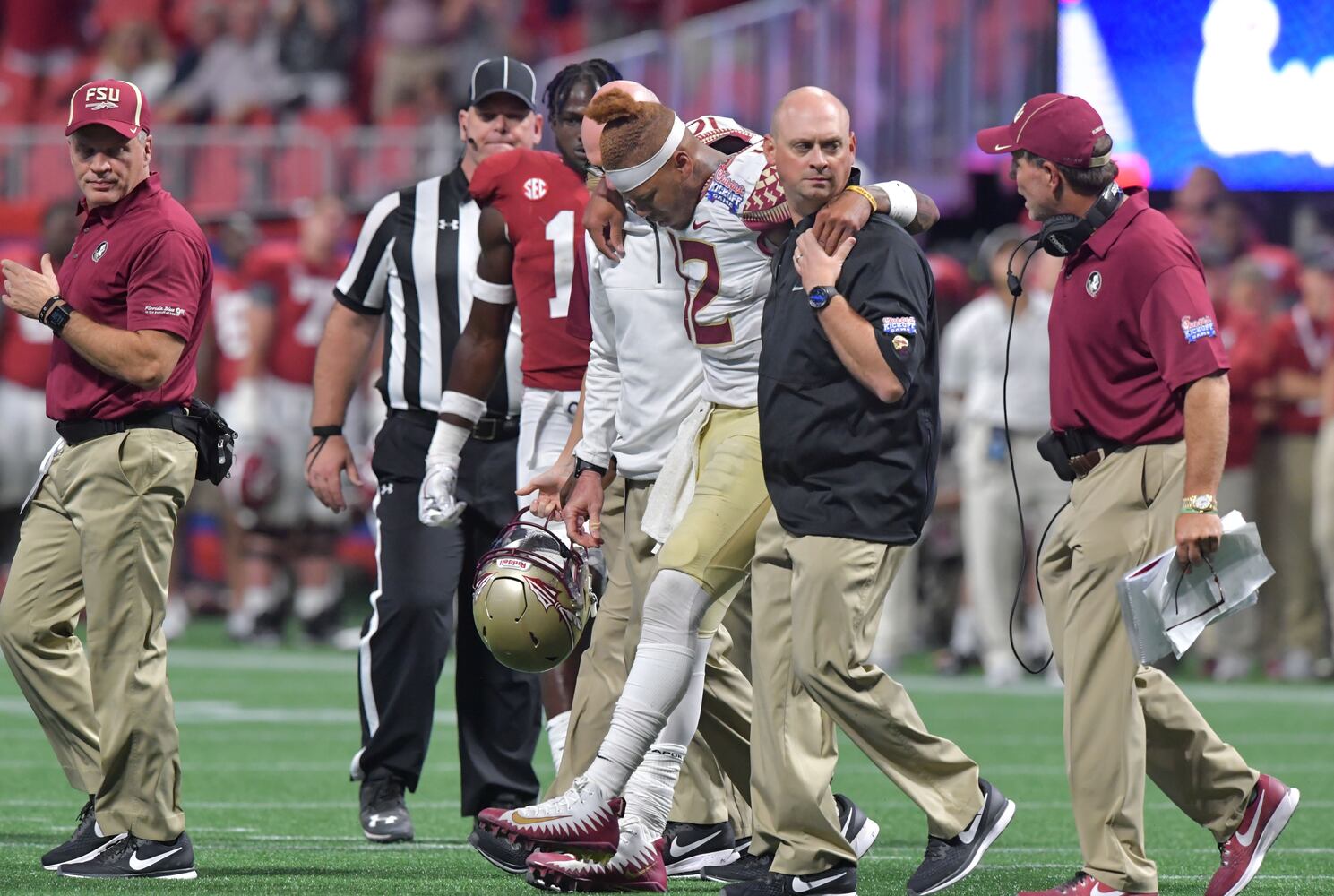 Photos: Alabama beats FSU at Atlanta’s Mercedes-Benz Stadium